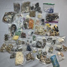 Big Lot Of Costume Jewelry 9lbs Various Pieces Misc Stones Gems