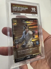 Luke Skywalker A Hero’s Beginning LOF 1125 Prestige Serialised Grade 10