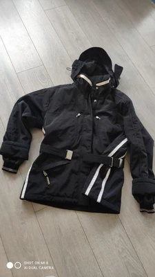 Bogner Damen Skijacke schwarz deutsche Gr. 46 Kapuze hervorragender Zustand - Bild 1 von 4