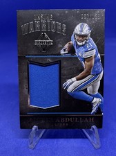 2017 Panini Majestic - Unsung Warriors Materials Ameer Abdullah #UW-9 /125 (MEM)