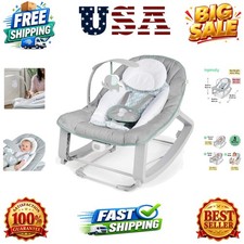 Keep Cozy 3-in-1 Grow with Me Vibrating Baby Bouncer, Seat Infant to Toddle...