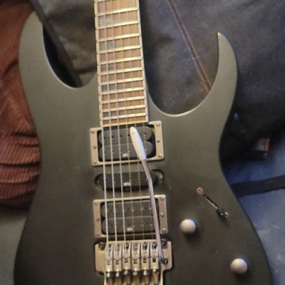 Ibanez RG5EX1 Electric Guitar Black 6-String Solid Body RG Series Maple Neck