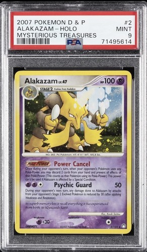 Alakazam graded PSA 9 for sale on eBay
