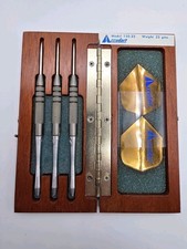 Vintage Accudart Model 130-22 Dart Set With Wooden Case 22G