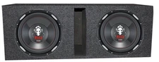 2 Boss Audio P126DVC 12" 4600 Watt Car Subwoofers and Vented Sub Box Enclosure
