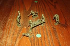 Vintage Marx American Army 9-Piece Medic, Stretcher, Wounded GI's Set Tank - MPC