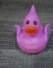 Pink Dragon Rubber Ducky Duck Bath/Pool Toy Jeep Ducked 2"