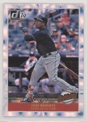 2019 Panini Donruss Highlights 971/999 Jose Ramirez #H10 04g1