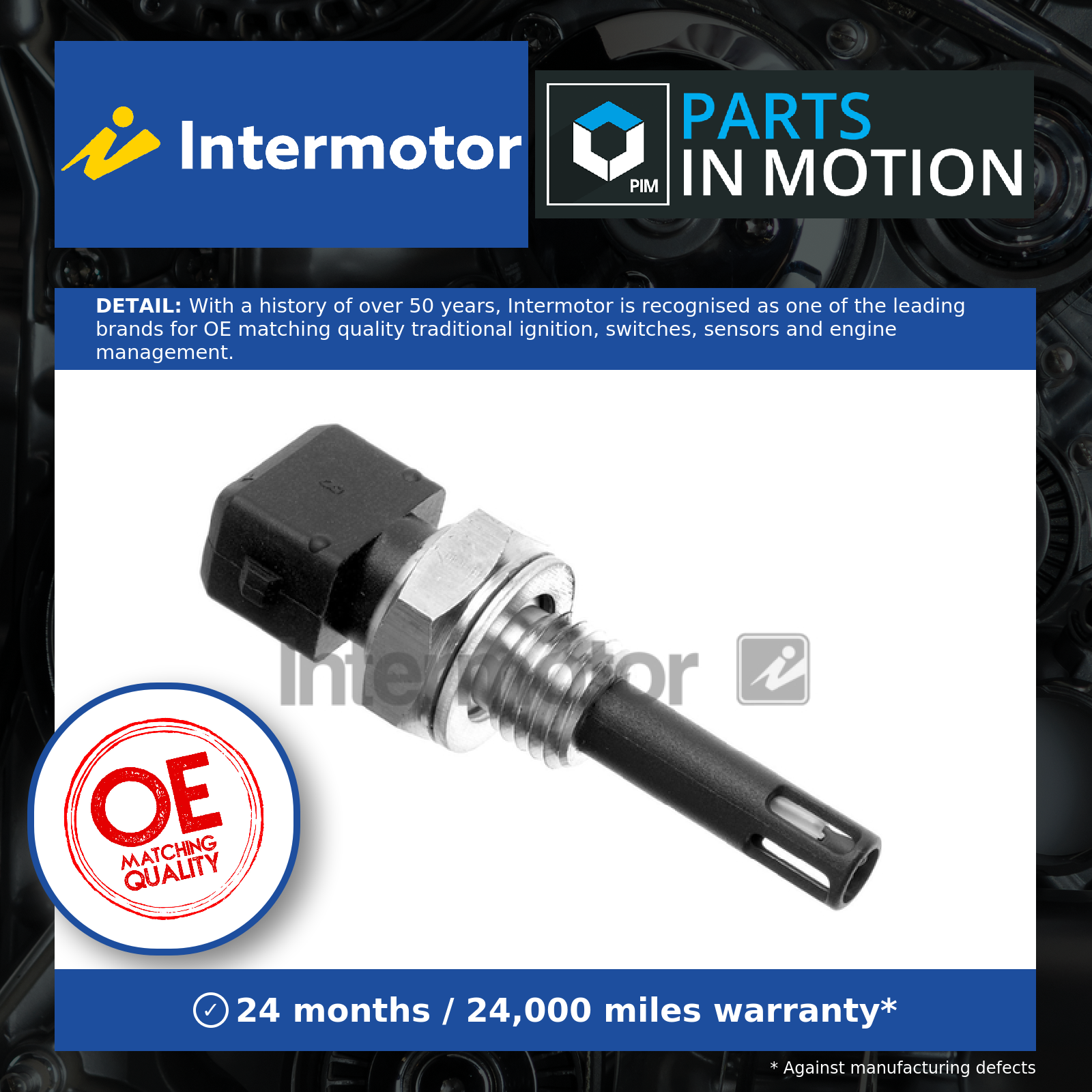 Air Intake Temperature Sensor 55716 Intermotor Sender 11613449116 13622243946 - Image 4