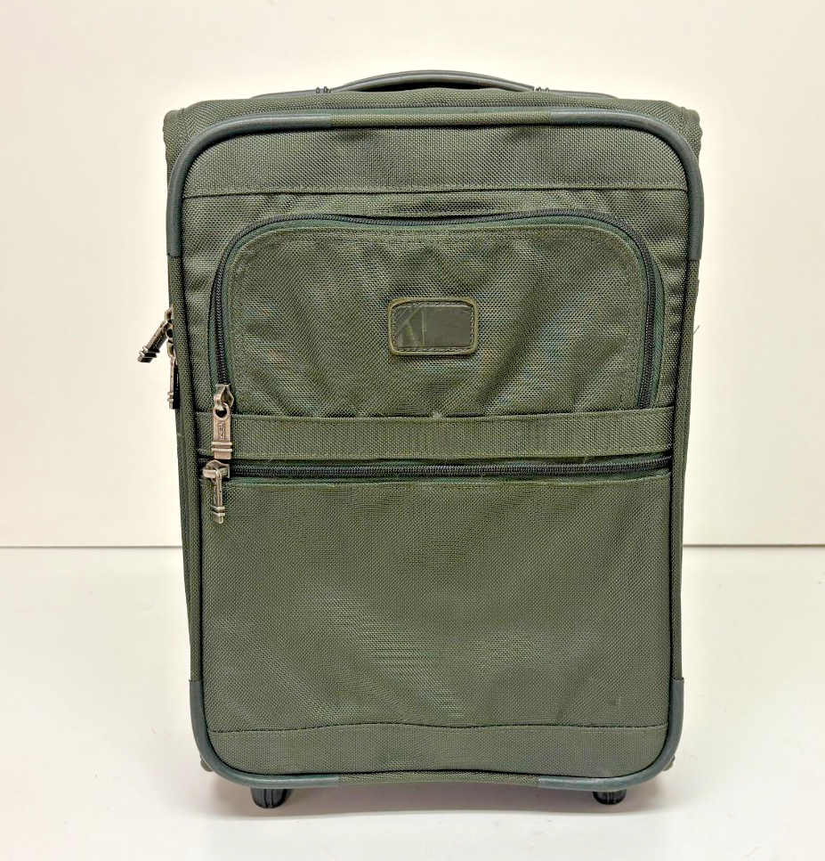 TUMI 2264M3 Green Upright Rolling International Carry-On Suitcase