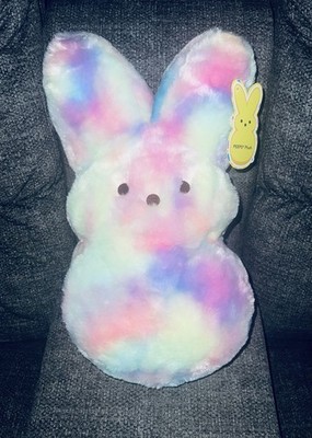 New with Tags Peeps 17'' Easter Rabbit Plush Tie Dye