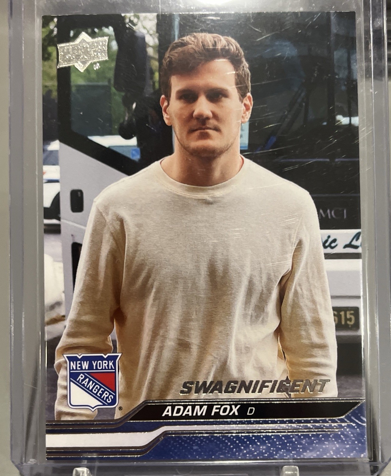2023-24 Upper Deck Photo Variations Swagnificent #124 Adam Fox SP
