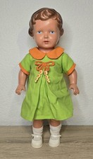 Schildkröt Puppe 36 cm Zelluloid 1950er Originalkleidung Top Zustand Vintage