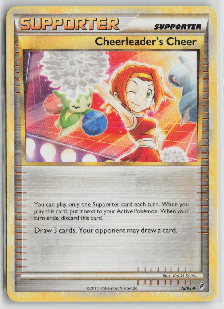 Cheerleader's Cheer 76/95 Uncommon Call of Legends Pokemon Lightly Played
