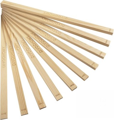 10 Pcs 17'' L Rolling Pin Guides for Clay Dough | Wooden Polymer Clay Pottery Too