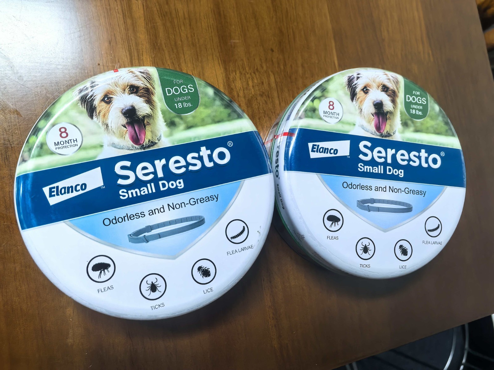 2pc Pet Collar Fl*ea Ti*ck Treatment & Prevention Collar for Small Dog