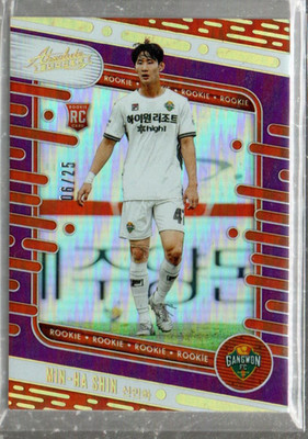 2025 Absolute K League Spectrum Purple #78 Min-ha Shin /25 