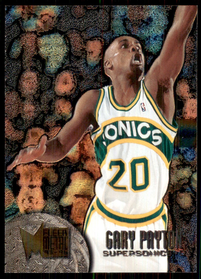 1995-96 Fleer Metal Universe #103 Gary Payton Seattle SuperSonics