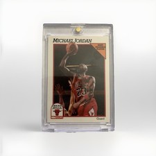 NBA Hoops 1991 Michael Jordan Most Valuable Player #30 Chicago Bulls Card