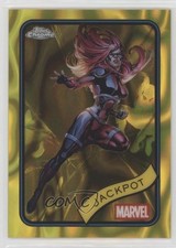 2025 Topps Chrome Marvel Comics Yellow Lava Refractor Jackpot #81 1j8b