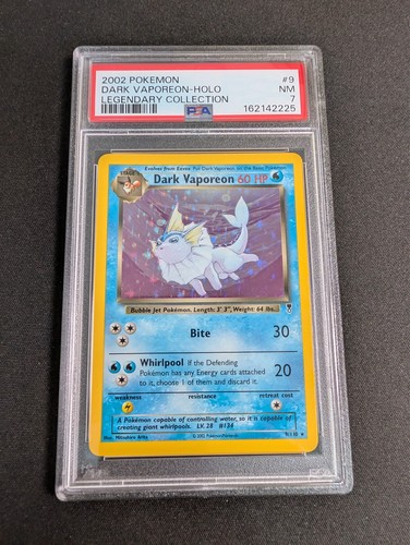 Dark Vaporeon graded PSA 7 for sale on eBay