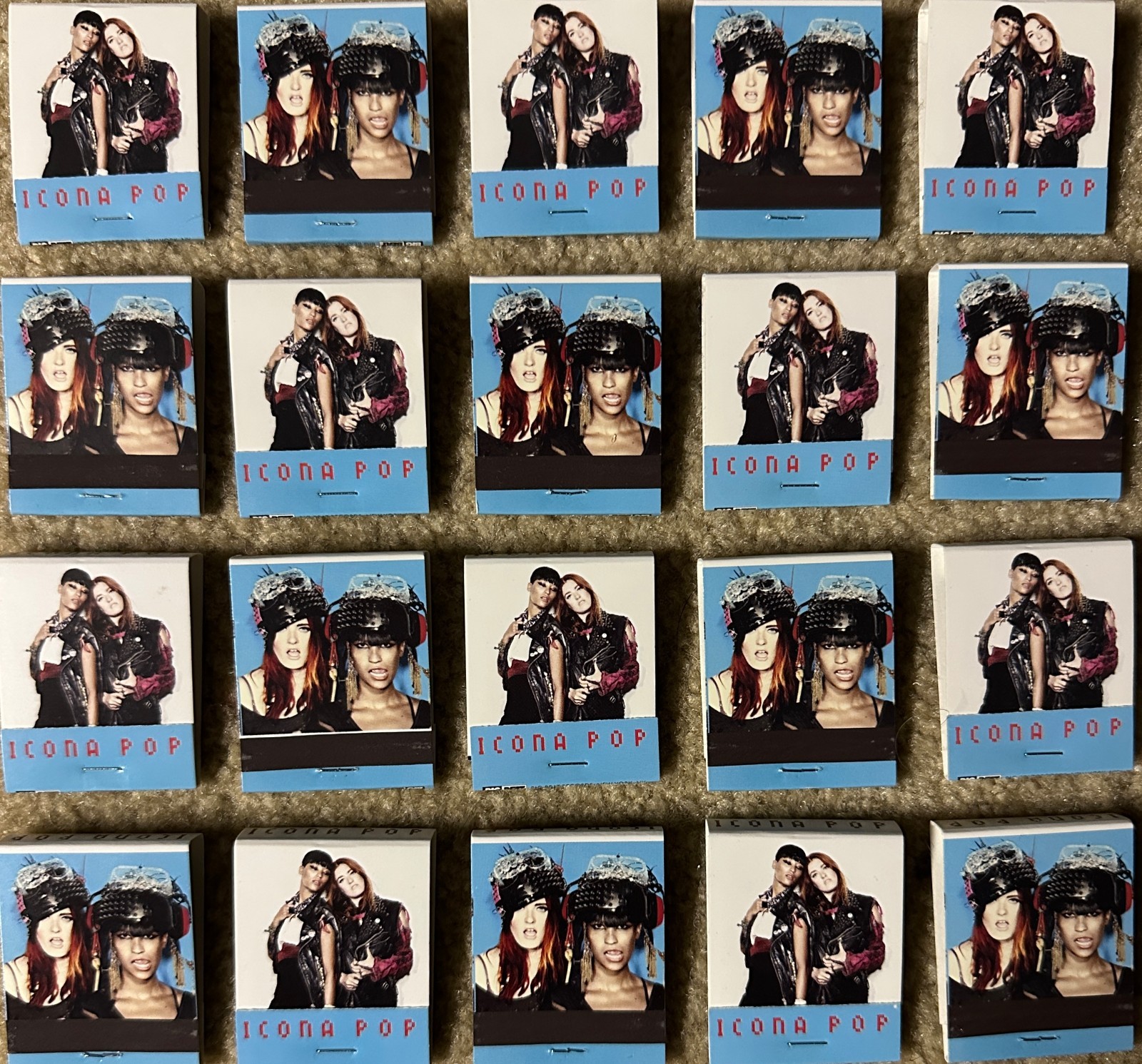 20 Icona Pop Iconic EP Promo Matchbooks New 2012 Big Beat Records Charlie XCX