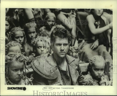 1986 Press Photo Actor Mel Gibson in ''Mad Max Beyond Thunderdome'' movie