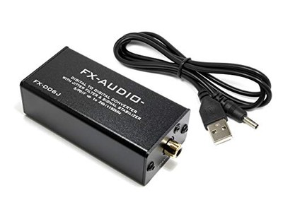 FX-AUDIO- FX-D06J OPTICAL to COAXIAL 24bit 192kHz compatible SPDIF interface