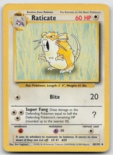 Raticate [1999-2000] #40 Prices | Pokemon Base Set | Pokemon Cards
