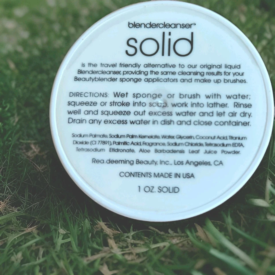 Beautyblender BLENDERCLEANSER SOLID 1 oz Sponge & Brush Cleaner NEW and SEALED! - Image 2 of 2