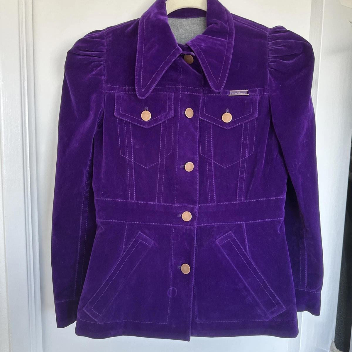MARC BY MARC JACOBS 中綿コート パープル S Marc by Marc Jacobs Purple Coats, Jackets & Vests for Women for