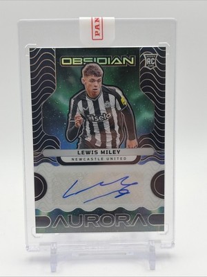 2023-24 Panini Obsidian  Aurora Soccer  Newcastle RC Lewis Miley Auto #8 /125
