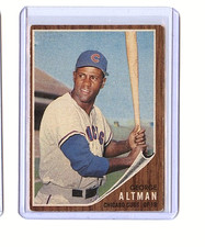 1962 Topps George Altman Chicago Cubs #240⭐️💥🎯 VG