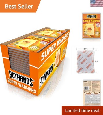 Body & Hand Super Warmers - Long Lasting Safe Natural Odorless Air Activated ...