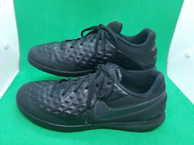 Nike React Tiempo Legend 8 Pro IC AT6134-010 Men's Athletic Shoes Size 7.5 Black