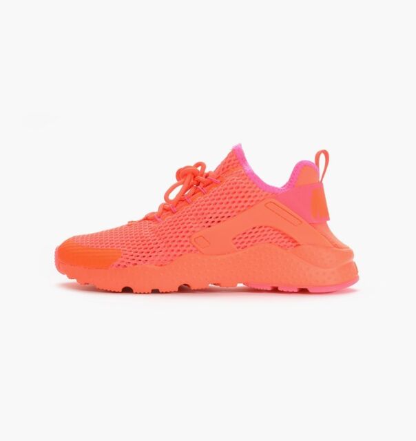 nike huarache neon orange