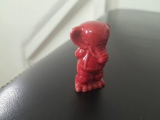 Wade Figurine Jumbo Jim Burgundy Elephant