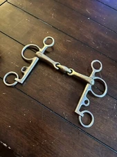 Pelham 5" Double Jointed Bit w/ Special Mouthpiece Metal Center Bean MUST HAVE