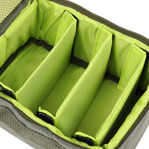 Fishing Reel Case Mesh Pocket Insert Leaf Storage Fishing Gear Tackle Hooks Bag - Picture 8 of 8