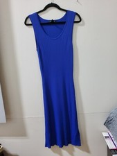 Lauren Ralph Lauren Dress Bright Blue Size MEDIUM Stretch 