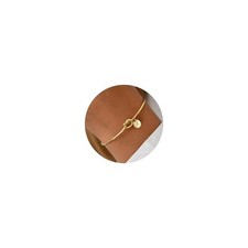 Turandoss Gold Initial Bracelets for Women - Dainty Gold Knot Letter A-Z Init...