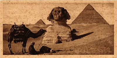 CPA Lehnert & Landrock 6 Kairo - Gebet bei der Großen Sphinx ÄGYPTEN (917760)