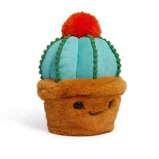 FAO Schwarz 7" Sparklers Plant Saguaro Cactus Mini Toy Plush New