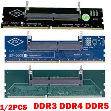 DDR3 DDR4 DDR5 Laptop To Desktop Memory Adapter Card SO-DIMM To PC DIMM Card US