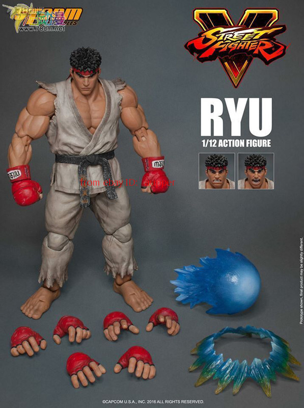Perfect Storm SF Ryu White 1/12 Action Figure In Stock New | eBay