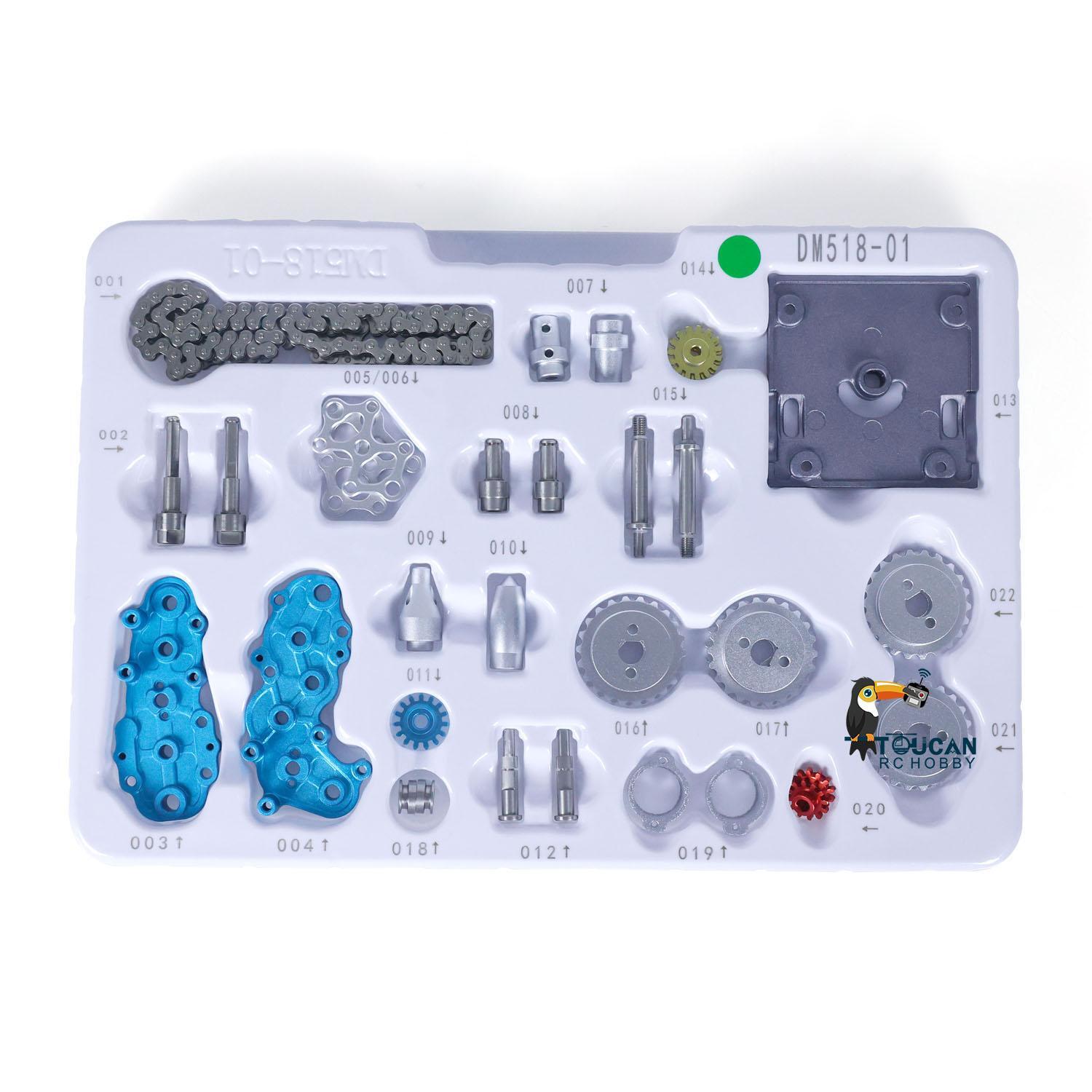 TECHING Metal Intelligent Electric Robot DIY Remote Control Mechanical Model Kit