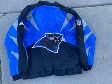 Vintage NFL Pro Line Apex One Carolina Panthers Men’s Large Sharktooth Jacket