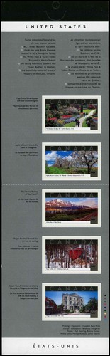 Canada Stamps Booklet of 5, Tourist Attractions, #1903 BK243 MNH - Picture 2 of 2
