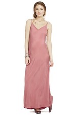 Hatch Maternity Women  s THE RICKY SLIP DRESS Bergonia Pink Size 2 M/8-10 NEW