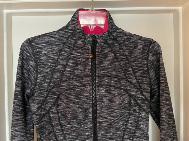 Lululemon Define Jacket Dramatic Static White Bla… - image 2